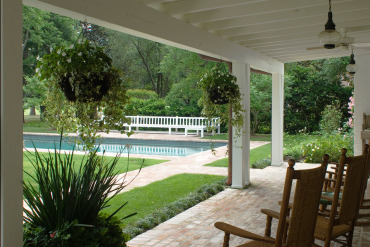 Bonney Brier Residence Rear Porch and Pool