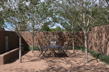 Las Campanas courtyard patio, Santa Fe, NM