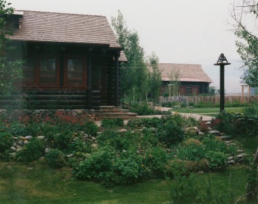 The Rocking K Ranch terraced gardens