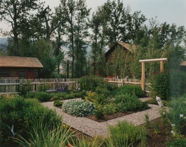 The Rocking K Ranch courtyard gardens