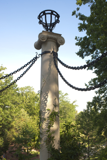Grimes Family Plot, Glenwood Cemetery, doric column detail