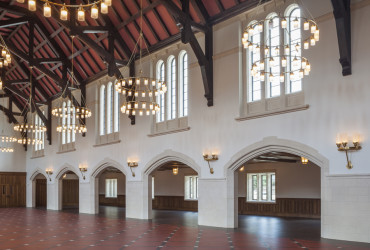 Interior of Flores Hall, the Saint Johns School in Houston, TX.