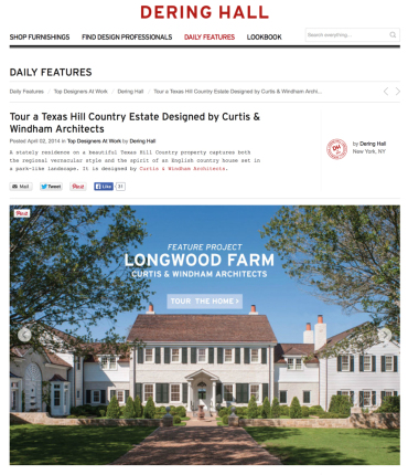 Dering Hall Features Longwood Farm, Chappell Hill, TX