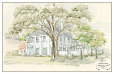 Meadow Lake Residence exterior perspective drawing
